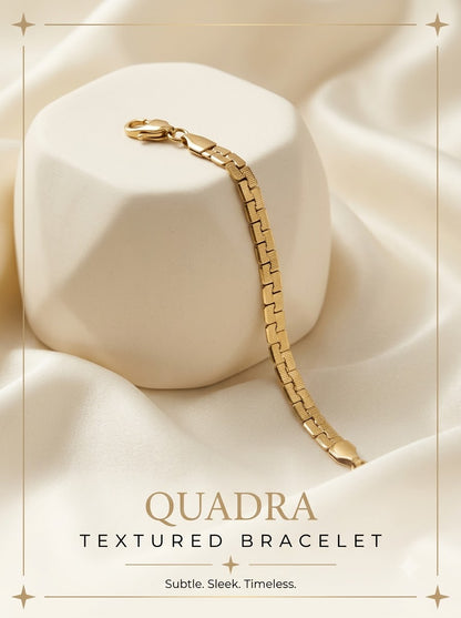 Quadra Textured Bracelet - hero