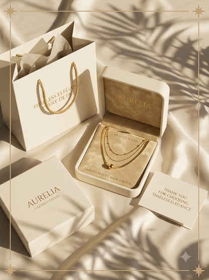 Aurelia Layered Chain - premium packaging