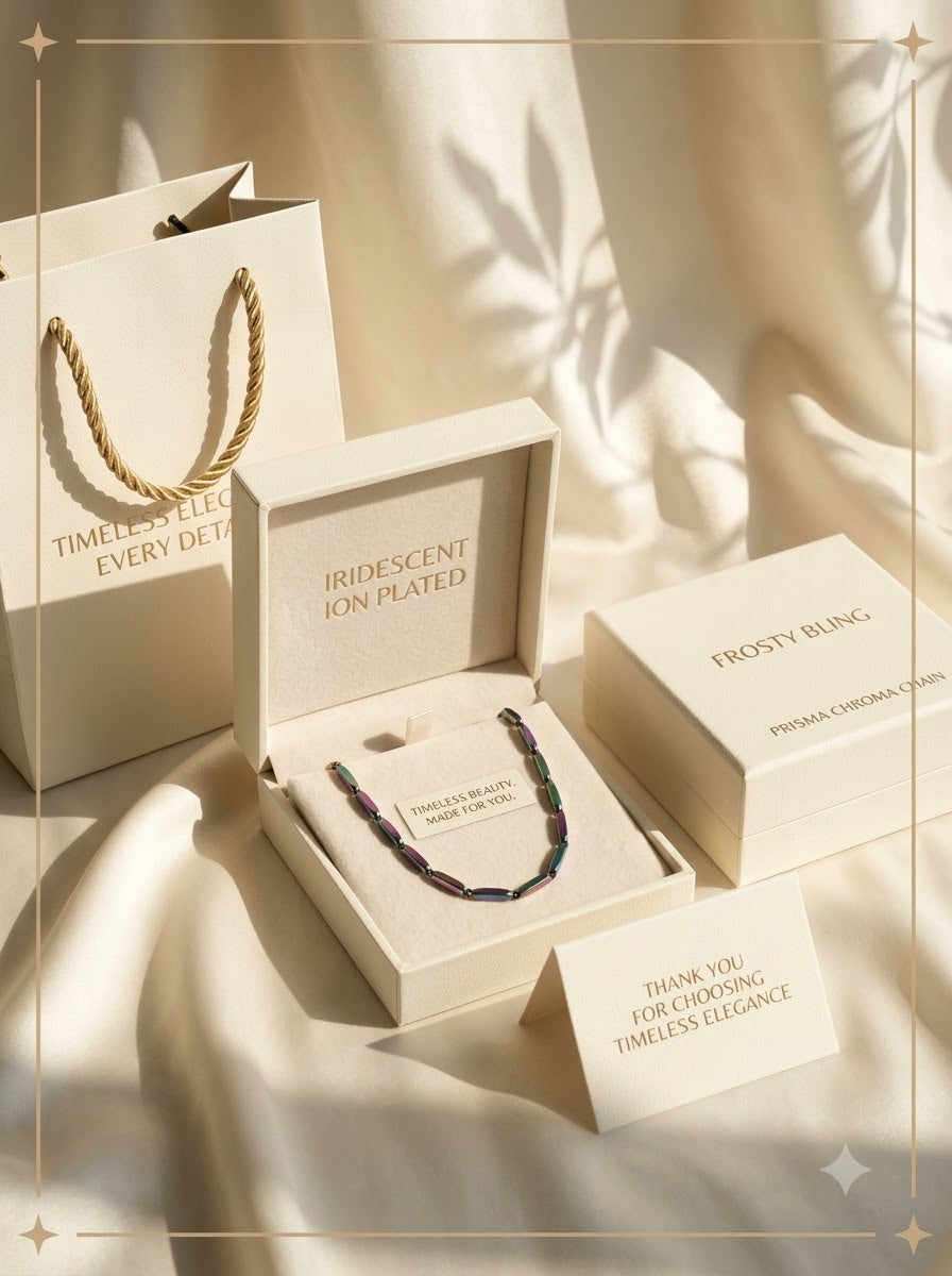 Prisma Chroma Chain in Frosty Bling premium gift packaging