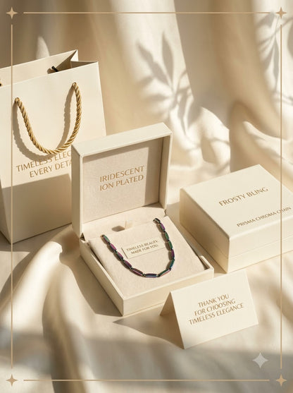 Prisma Chroma Chain in Frosty Bling premium gift packaging
