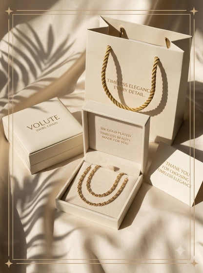 Volute Swirl Chain - premium packaging