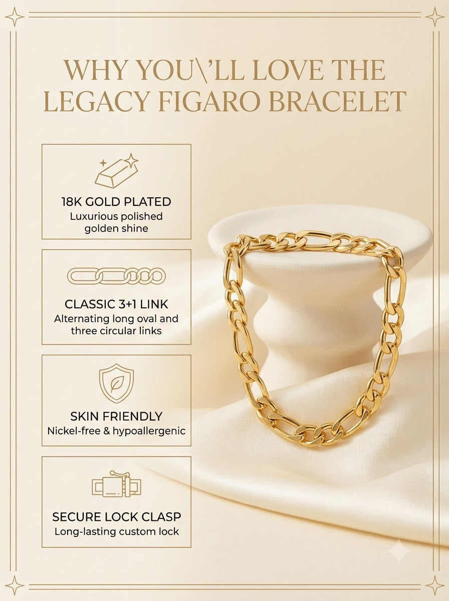 Legacy Figaro Bracelet - why you will love it