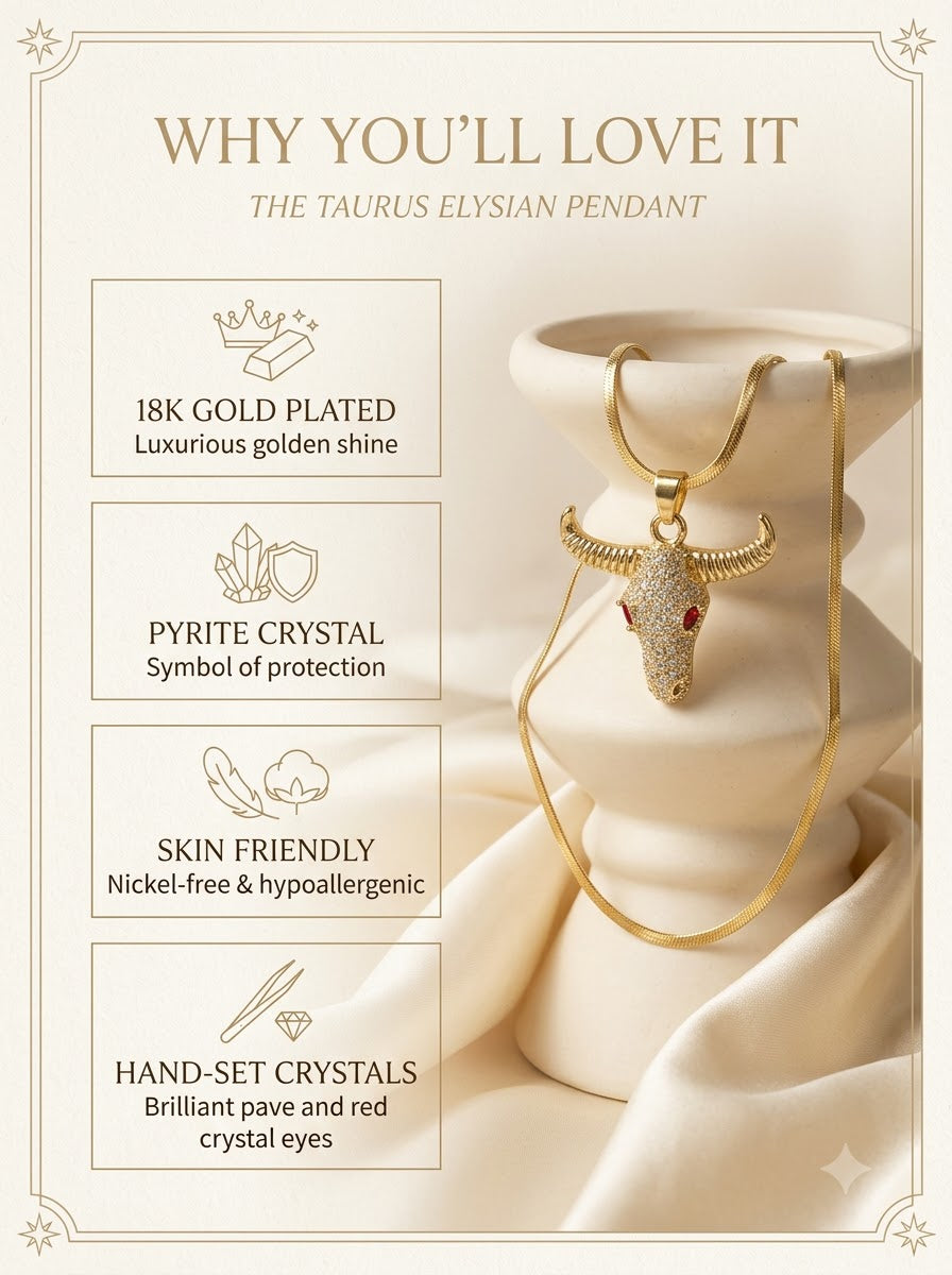 Taurus Elysian Pendant - why you will love it
