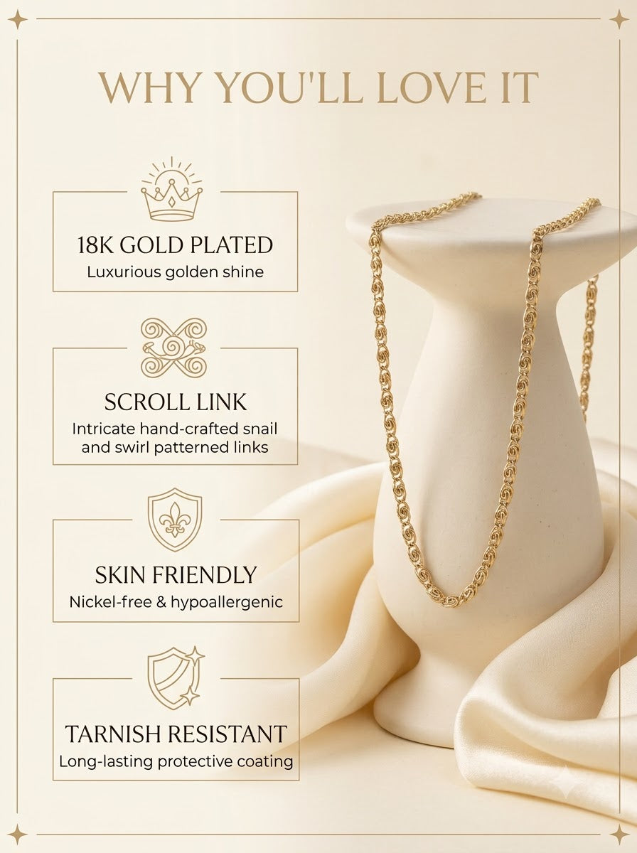 Volute Swirl Chain - why you will love it