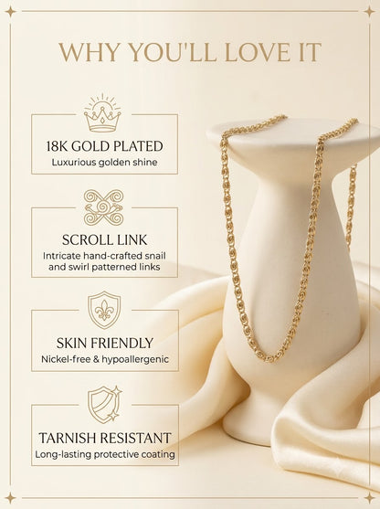Volute Swirl Chain - why you will love it