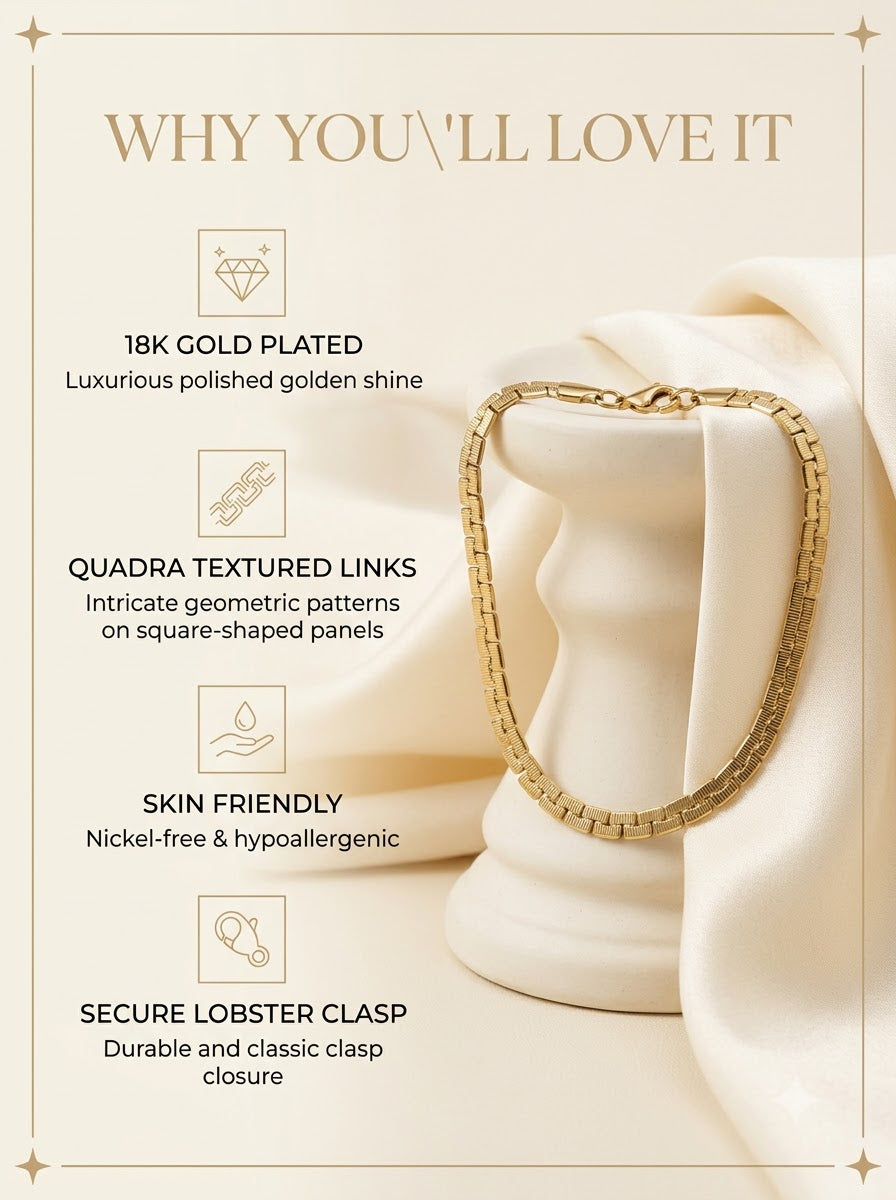 Quadra Textured Bracelet - why you will love it