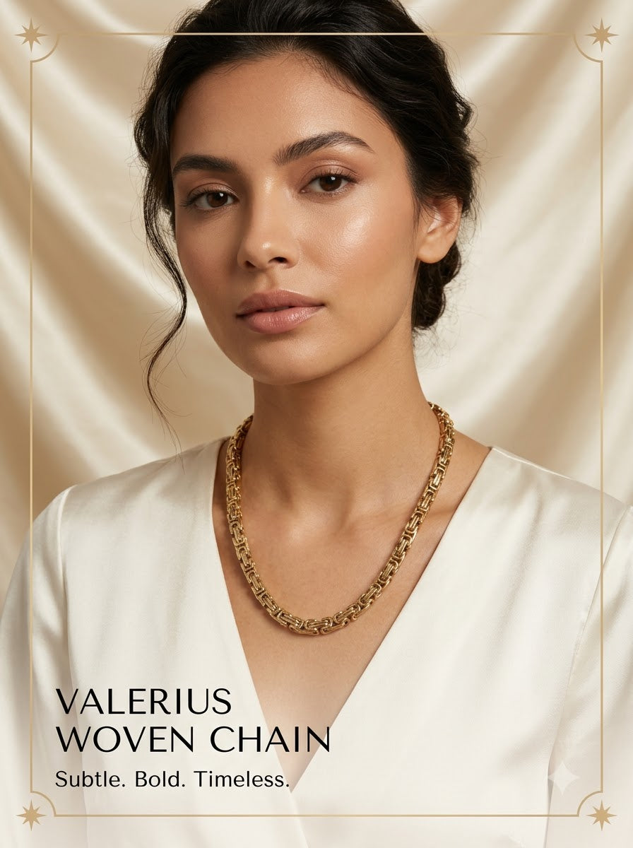 Valerius Woven Chain - female model