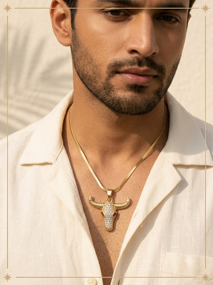 Taurus Elysian Pendant - male model