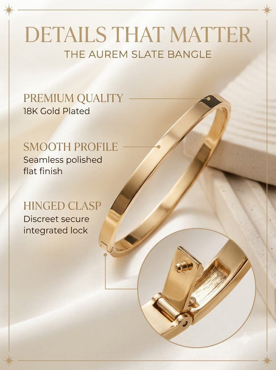 Aurem Slate Bangle - details that matter
