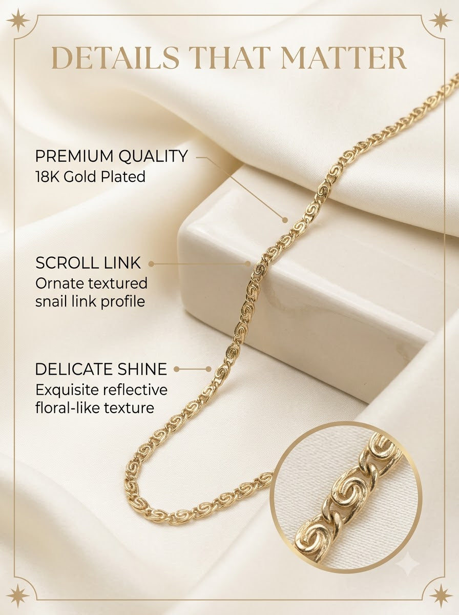 Volute Swirl Chain - details that matter