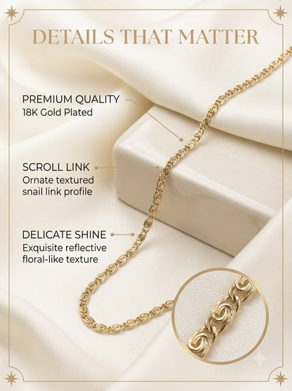 Volute Swirl Chain - details that matter