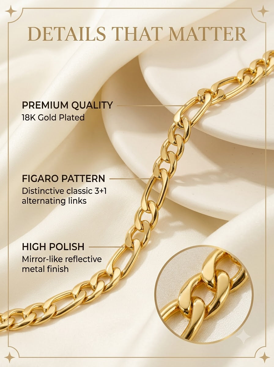 Legacy Figaro Bracelet - details that matter