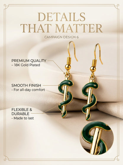 Aurinda Mamba Earring
