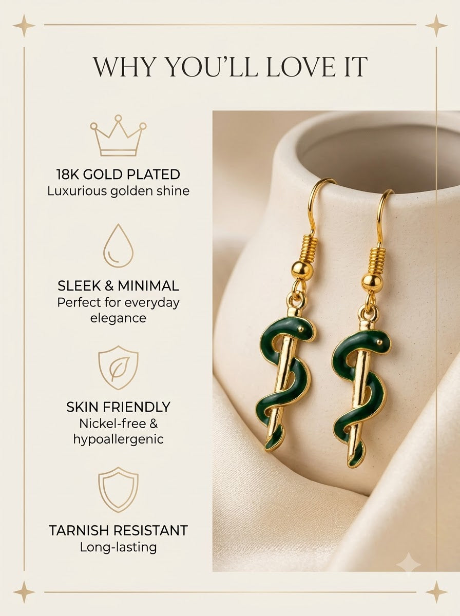Aurinda Mamba Earring