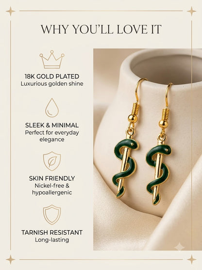 Aurinda Mamba Earring